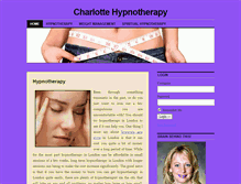 Tablet Screenshot of charlottehypnotherapy.com